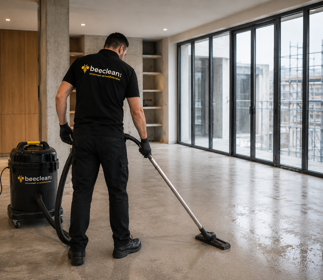 Construction site cleaning